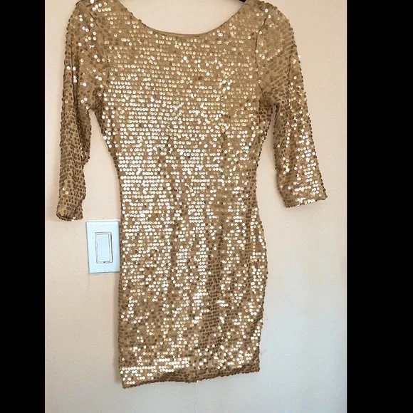 Dresses | Beautiful Gold New Years Dress | Poshmark